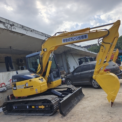 Japan Original Komatsu PC78 Excavator with Blade and Breakerline in Good Condition