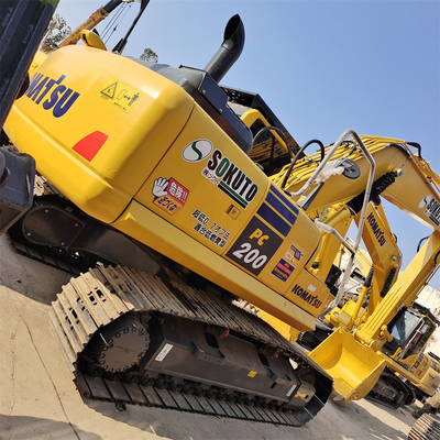 USED JAPAN KOMATSU PC200-8 Excavator with Original Hydraulic Valve in Good Condition