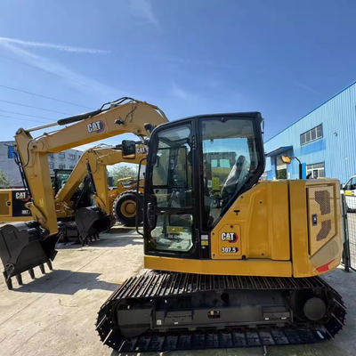 Cat 307E 7 Ton Excavator with Eaton Hydraulic Pump and Original 306 Rubber Crawler