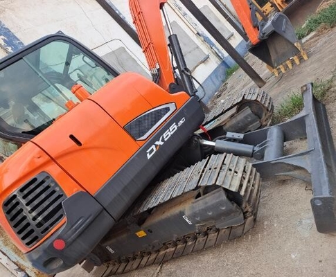 Doosan DX55-9C Excavator Mini Excavator with Original Color and 0.21 Bucket Capacity