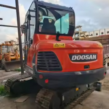 Used Doosan Dx55 Mini Excavator 5 Ton 5.5ton Doosan Excavator 2019 1200 Working Hours