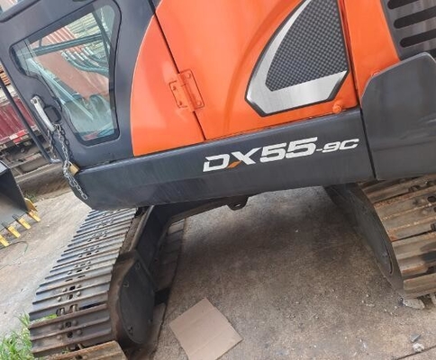 Original Color Doosan Dx55 Mini Excavator 5 Ton Capacity and Original Hydraulic Valve