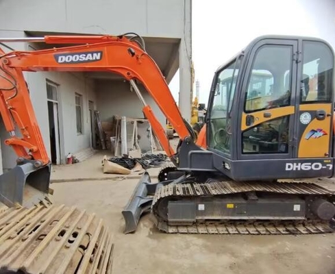 6 tons Doosan DH60-7 used excavator Mini digger crawler with YANG MA 4TNV94L engine
