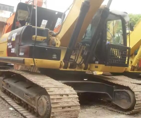 Used 326d Track Shoes Caterpillar Crawler Excavator with Winch 1200 Working Hours