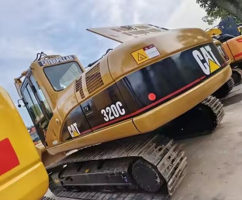 Japanese Used Cat Excavator 320C Original Hydraulic Pump and 3066 Engine