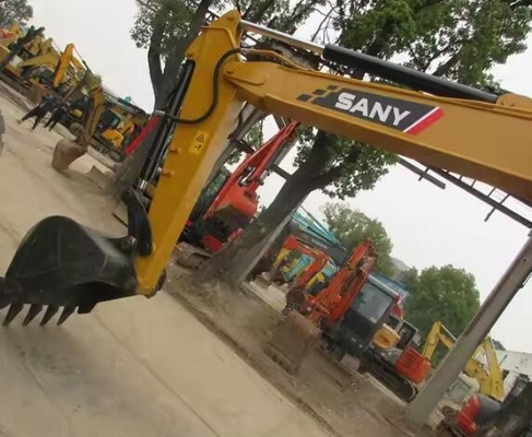 Used SANY SY75C Excavator 7500KGS Operating Weight with ORIGINAL Hydraulic Pump