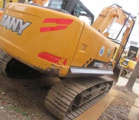 Second Hand SANY SY155H Excavator with ORIGINAL Hydraulic Cylinder and Super Condition