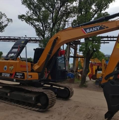 Original Hydraulic Valve and ISUZU Hydraulic Cylinder Used Sany SY135C Track Excavator