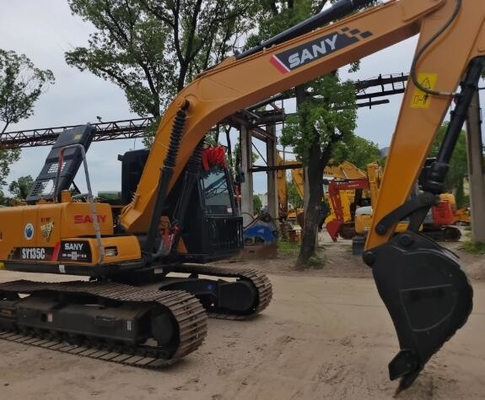 Sany SY135C Hydraulic Crawler Excavator in Excellent Condition for Construction