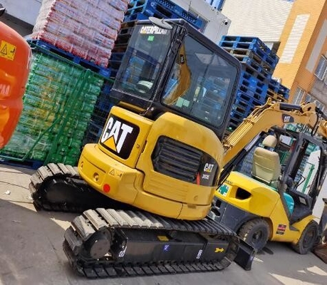 Used CAT 303E Mini Excavators 3.5Ton CAT 303.5 303 303C 303Cr Digger With Attachments
