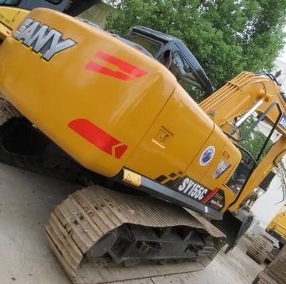2022 Second Hand SANY SY155H Excavator with ISUZU BB-4BG1TRP Engine Super Condition