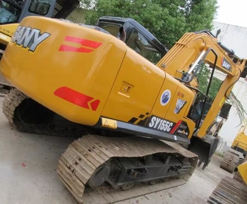 Excellent Condition Second Hand SANY SY155H Excavator with Smooth Working Performance