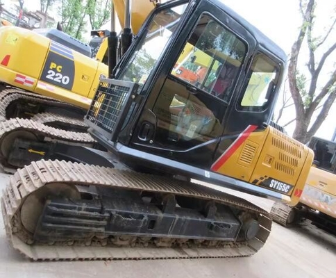 Second Hand SANY SY155H Excavator ORIGINAL Hydraulic Cylinder Smooth Working Performance