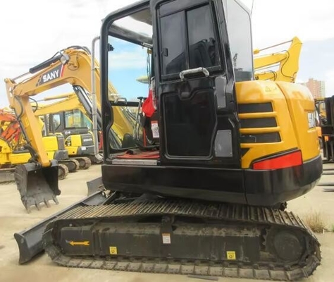 High work efficiency SANYsySY60C pro excavator Used at lowest with low oil consumption