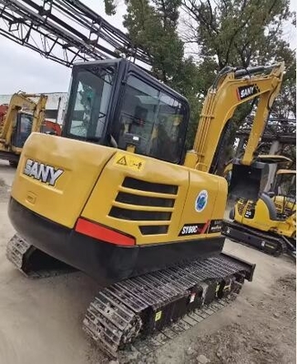 Good SanySY60C Second Hand Digger with 0.28 Bucket Capacity and 5780 KG Machine Weight