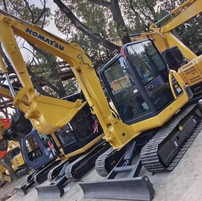 2023 Guaranteed Used Original Crawler Backhoe Excavator Komatsu PC56 Engine S4D87E-1