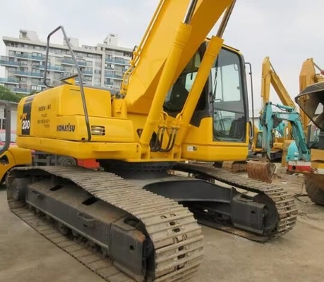 20 Tons Used Komatsu Excavators PC200-7 and PC220-7 Second Hand Digger Craweler Wheel