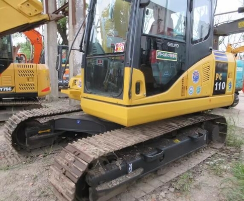 Original Hydraulic Valve Secondhand KOMATSU PC110 Crawler Excavator 65KW at Affordable