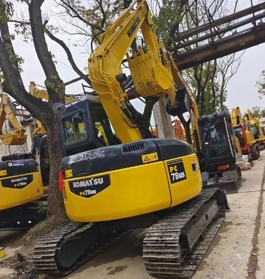 Good Condition Komatsu PC78US Excavator 0.34CBM Bucket Capacity Original Hydraulic Pump