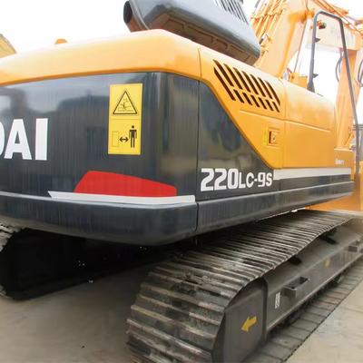 Hyundai 220 220-9s Used Digger Excavator 1.2M³ Bucket Capacity ORIGINAL Hydraulic Cylinder