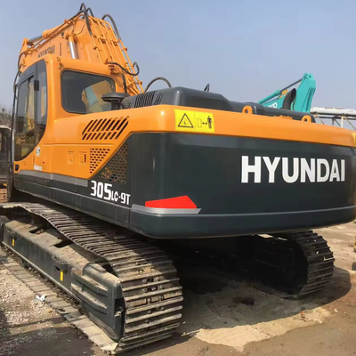 Used Hyundai R305LC-9S Crawler Excavator South Korea 198KW High Operating Efficiency
