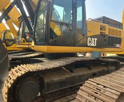 Original Engine CAT 345D Excavator Used 45 Ton Large Hydraulic Crawler Digger with C13