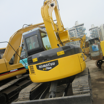 Used Komatsu PC78US Excavator with Original Hydraulic Valve 28.5KW in Good Condition